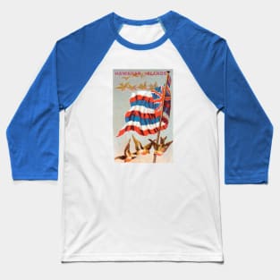 1910 Flag of the Hawaiian Islands Baseball T-Shirt